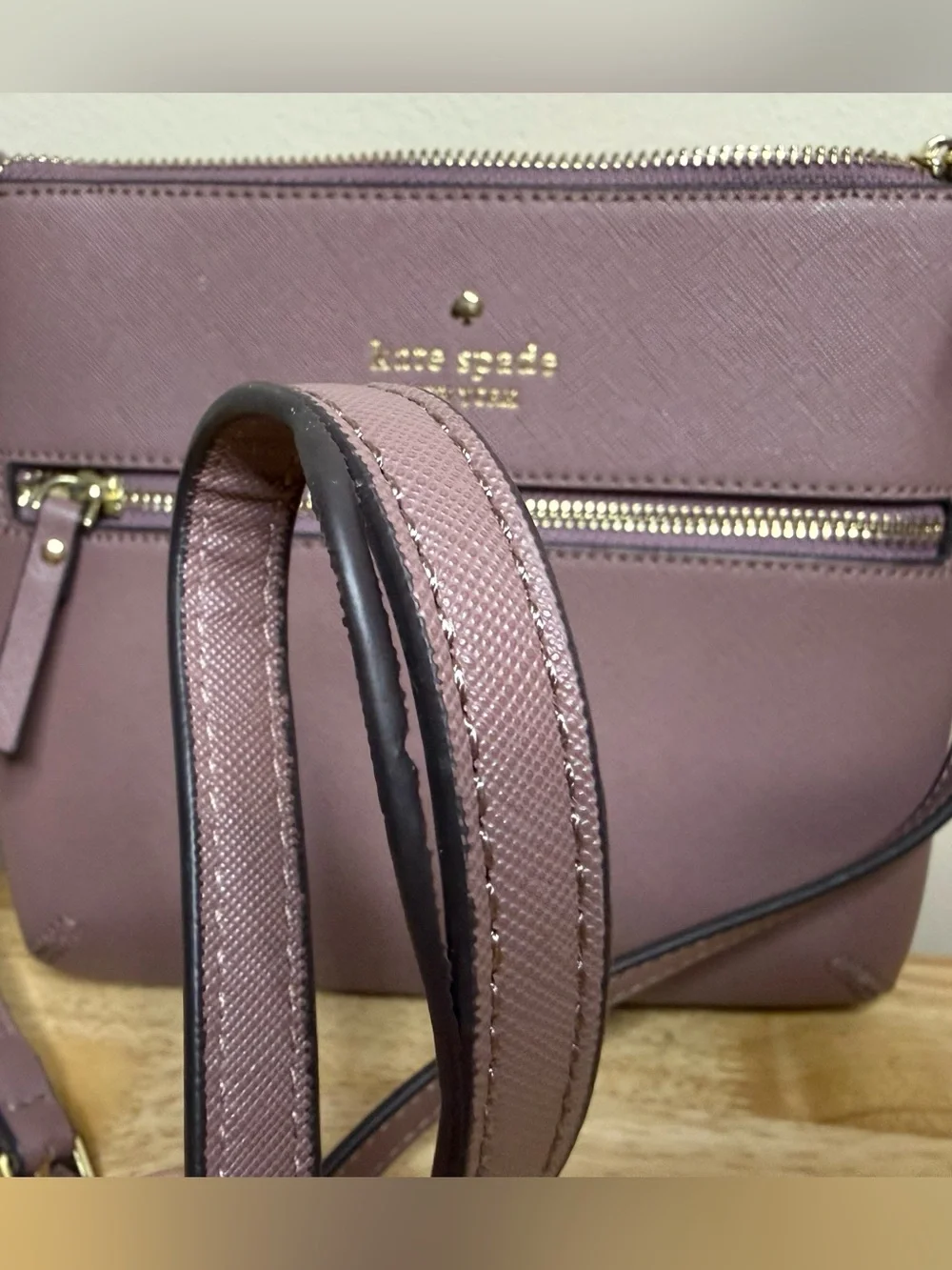 kate spade Mauve Laurel Way Rima Crossbody EUC $228
